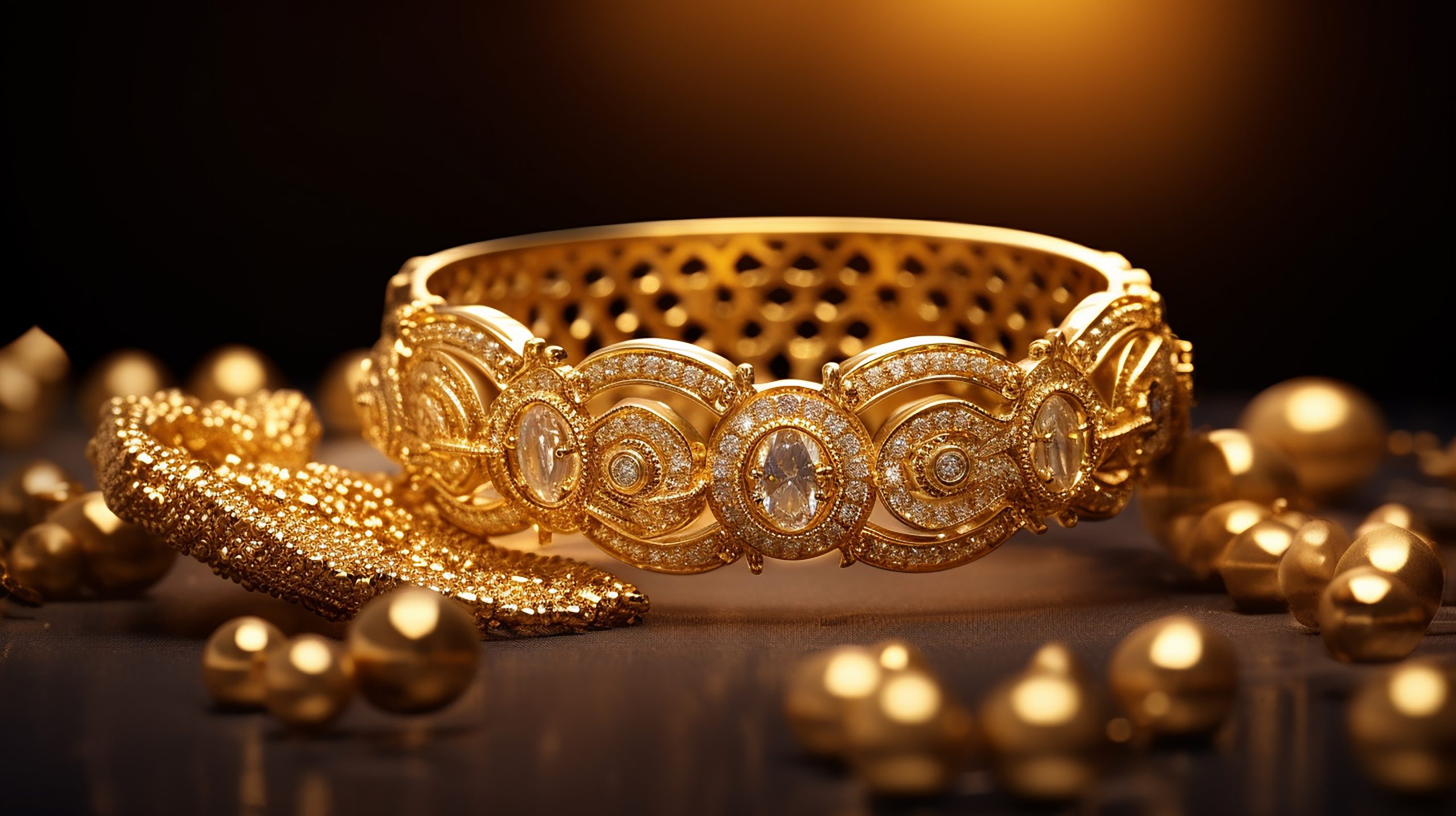 wealthy-elegance-shiny-gold-jewelry-symbol-opulence